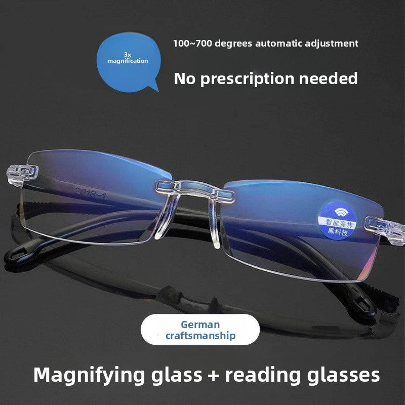 smart zoom reading glasses