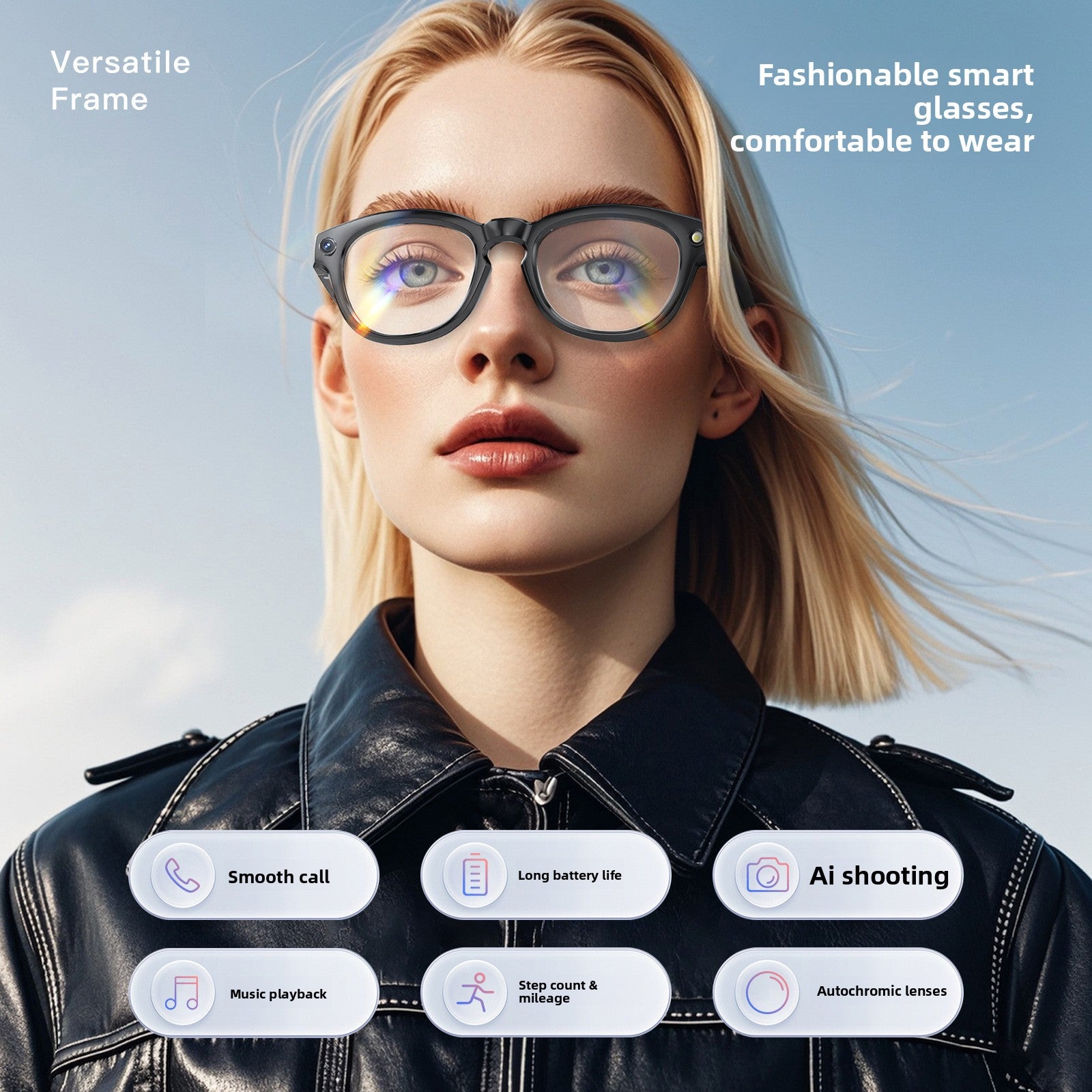 Take pictures of smart glasses